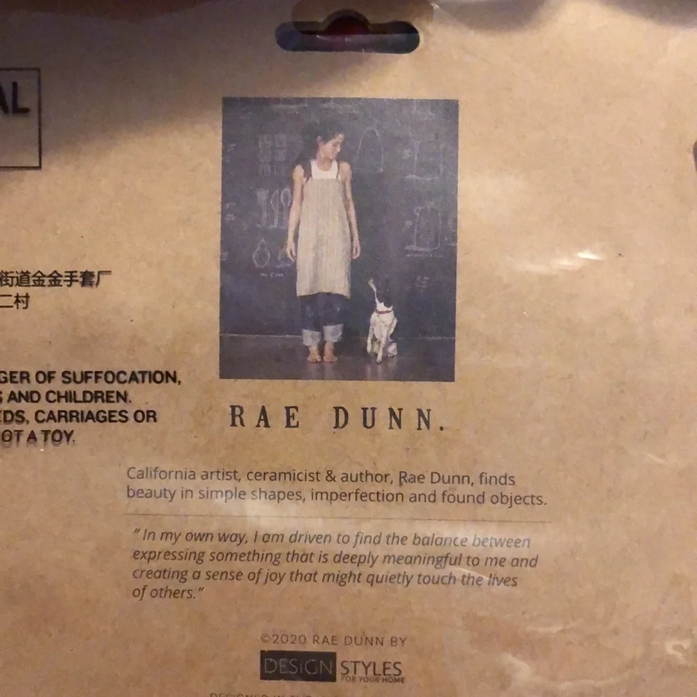 Rae Dunn Black Reusable Face Masks one says Imagine the other says Dream